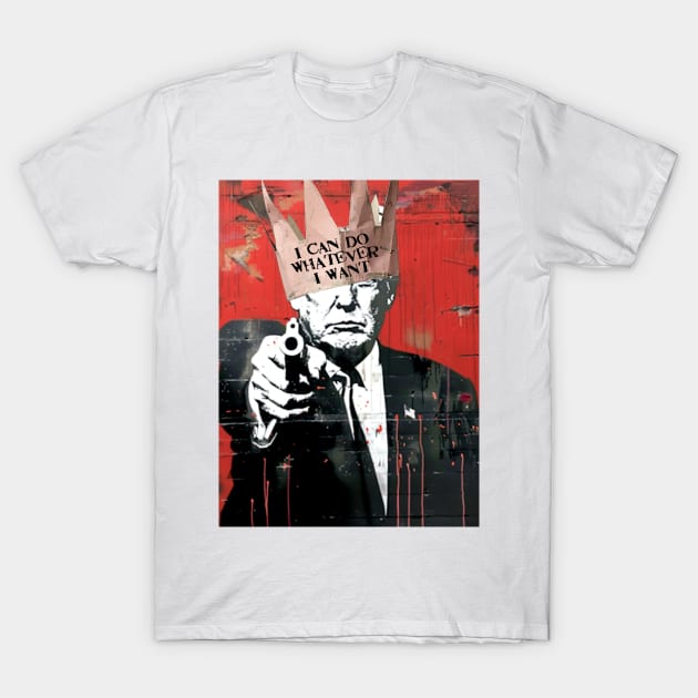 Donald Trump: King Trump T-Shirt by Puff Sumo